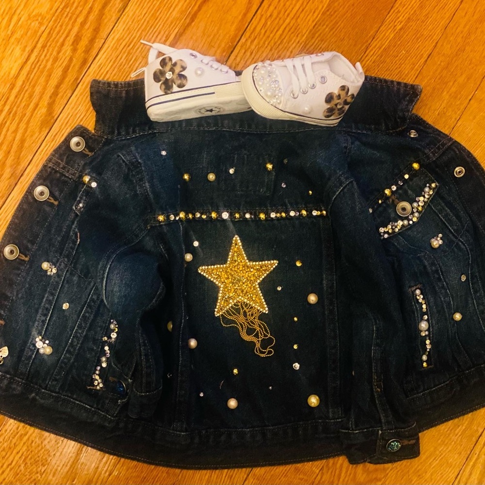 18-24 mths handmade jean jacket